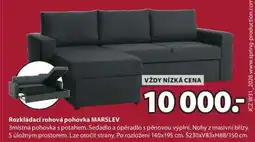 JYSK ROZKLÁDACÍ ROHOVÁ POHOVKA MARSLEV nabídka