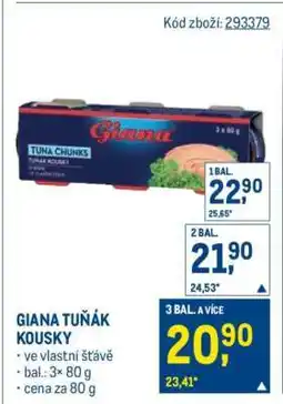 Makro Giana Tuňák kousky nabídka