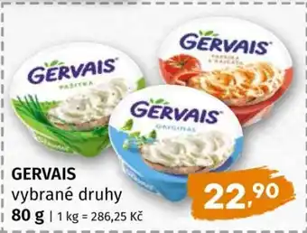 Gervais vybrané druhy