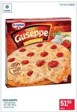 Makro Pizza Guseppe nabídka