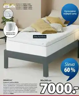 JYSK DREAMZONE Pružinová matrace DRIVA 90x200 cm nabídka