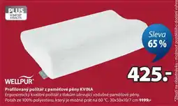 JYSK Profilovaný polštář z paměťové pěny KVINA nabídka