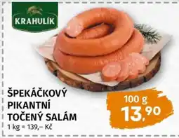Terno Špekáčkový pikantní točený salám nabídka