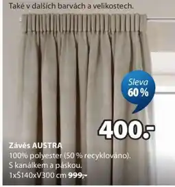 JYSK ZÁVĚS AUSTRA nabídka