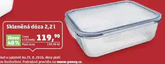 Penny Market Skleněná dóza 2,2 l nabídka