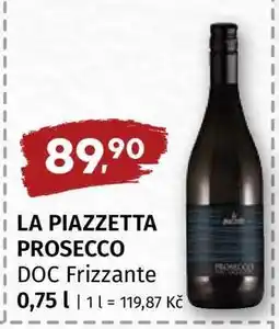 Terno LA PIAZZETTA PROSECCO DOC FRIZZANTE nabídka