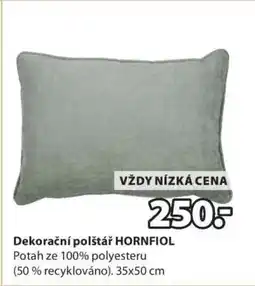 JYSK DEKORAČNÍ POLŠTÁŘ HORNFIOL nabídka