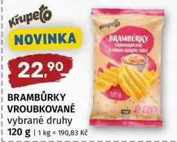 Terno BRAMBŮRKY VROUBKOVANÉ vybrané druhy nabídka