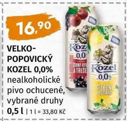 Terno VELKOPOPOVICKÝ KOZEL 0,0% nabídka