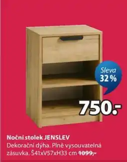 JYSK NOČNÍ STOLEK JENSLEV nabídka