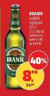 Penny Market BRANÍK světlé výčepní 0,5 l nabídka