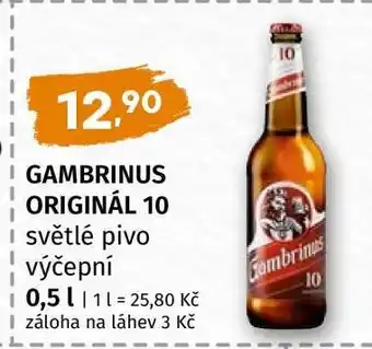 Terno Gambrinus Originál 10 nabídka