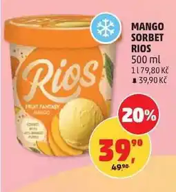 Penny Market Mango Sorbet Rios nabídka