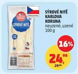 Penny Market Sýrové nitě Karlova Koruna nabídka