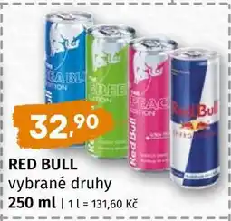 Terno RED BULL vybrané druhy nabídka