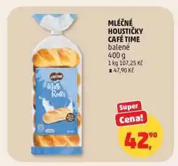 Penny Market MLÉČNÉ HOUSTIČKY CAFÉ TIME nabídka