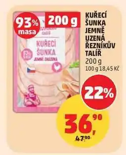 Penny Market KUŘECÍ ŠUNKA JEMNĚ UZENÁ ŘEZNÍKŮV TALÍŘ nabídka