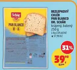 Penny Market Bezlepkový chléb Pan Blanco Dr. Schär nabídka