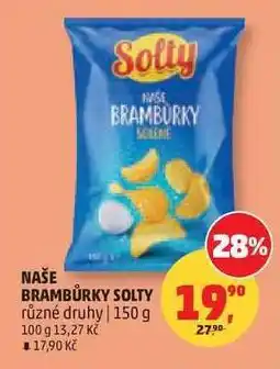 Penny Market NAŠE BRAMBŮRKY SOLTY nabídka