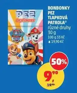Penny Market BONBONKY PEZ TLAPKOVÁ PATROLA nabídka