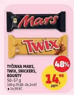 Penny Market Tyčinka Mars, Twix, Snickers, Bounty nabídka