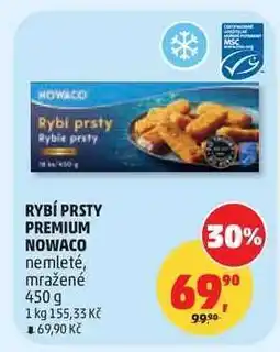 Penny Market RYBÍ PRSTY PREMIUM NOWACO nabídka
