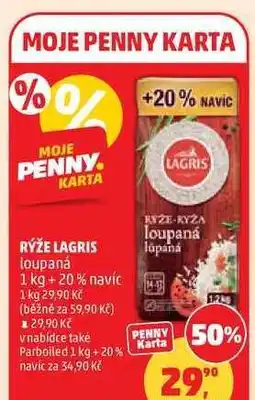 Penny Market RÝŽE LAGRIS loupaná nabídka