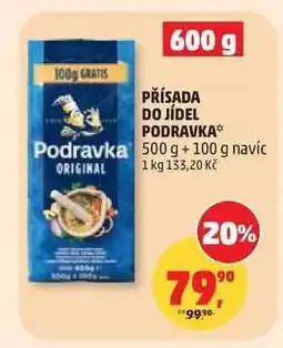 Penny Market PŘÍSADA DO JÍDEL PODRAVKA nabídka