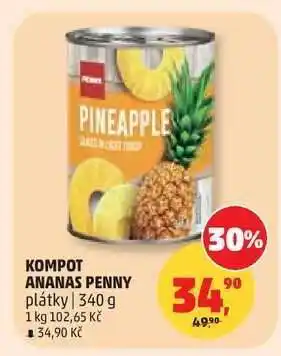 Penny Market KOMPOT ANANAS PENNY nabídka