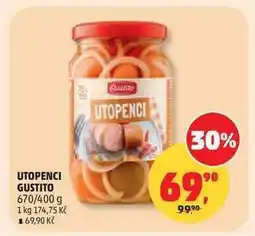 Penny Market UTOPENCI GUSTITO nabídka