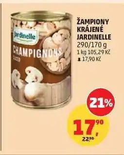 Penny Market Žampiony krájené Jardinele nabídka