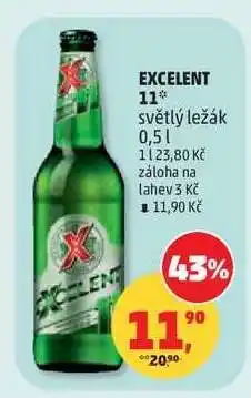 Penny Market EXCELENT 11 světlý ležák 0,5 l nabídka