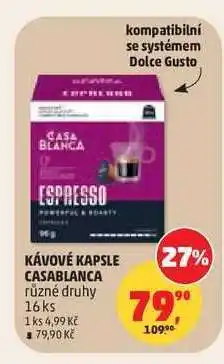 Penny Market KÁVOVÉ KAPSLE CASABLANCA nabídka