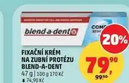 Penny Market FIXAČNÍ KRÉM NA ZUBNÍ PROTÉZU BLEND-A-DENT nabídka