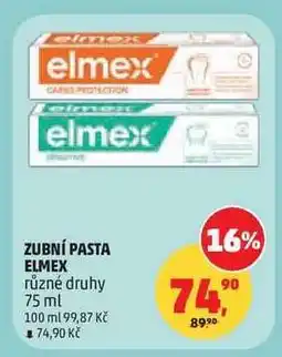 Penny Market ZUBNÍ PASTA ELMEX nabídka