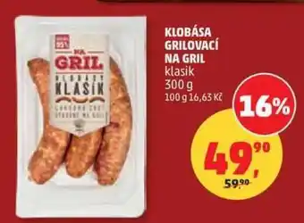Penny Market KLOBÁSA GRILOVACÍ NA GRIL nabídka