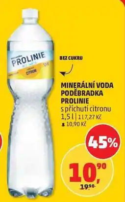 Penny Market MINERÁLNÍ VODA PODĚBRADKA PROLINIE nabídka