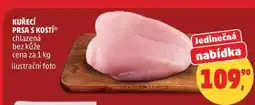 Penny Market Kuřecí prsa s kostí nabídka