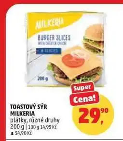 Penny Market TOASTOVÝ SÝR MILKERIA nabídka