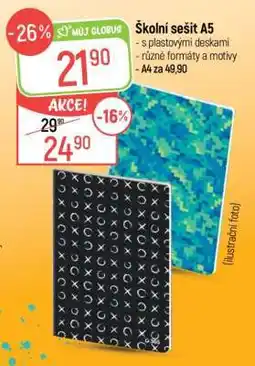 Globus ŠKOLNÍ SEŠIT A5 nabídka