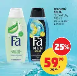 Penny Market SPRCHOVÝ GEL FA nabídka