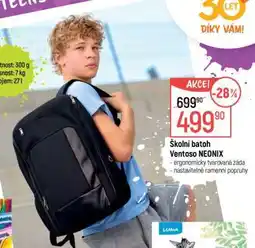 Globus Školní batoh Ventoso NEONIX nabídka