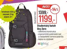 Globus Studentský batoh Oxy Zero nabídka