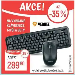 Globus Yenkee klávesnice a myš nabídka