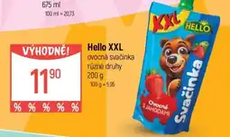 Globus Hello XXL Ovocná svačinka nabídka