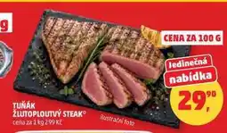 Penny Market TUŇÁK ŽLUTOPLOUTVÝ STEAK nabídka