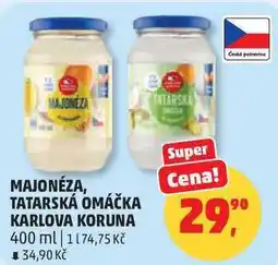 Penny Market TATARSKÁ OMÁČKA KARLOVA KORUNA nabídka