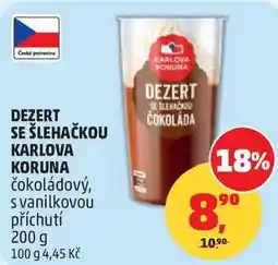 Penny Market DEZERT ČOKOLÁDA SE ŠLEHAČKOU KARLOVA KORUNA čokoládový nabídka
