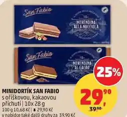 Penny Market MINIDORTÍK SAN FABIO s oříškovou, kakaovou příchutí nabídka