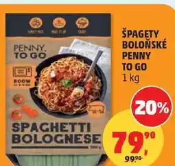 Penny Market ŠPAGETY BOLOŇSKÉ PENNY TO GO nabídka